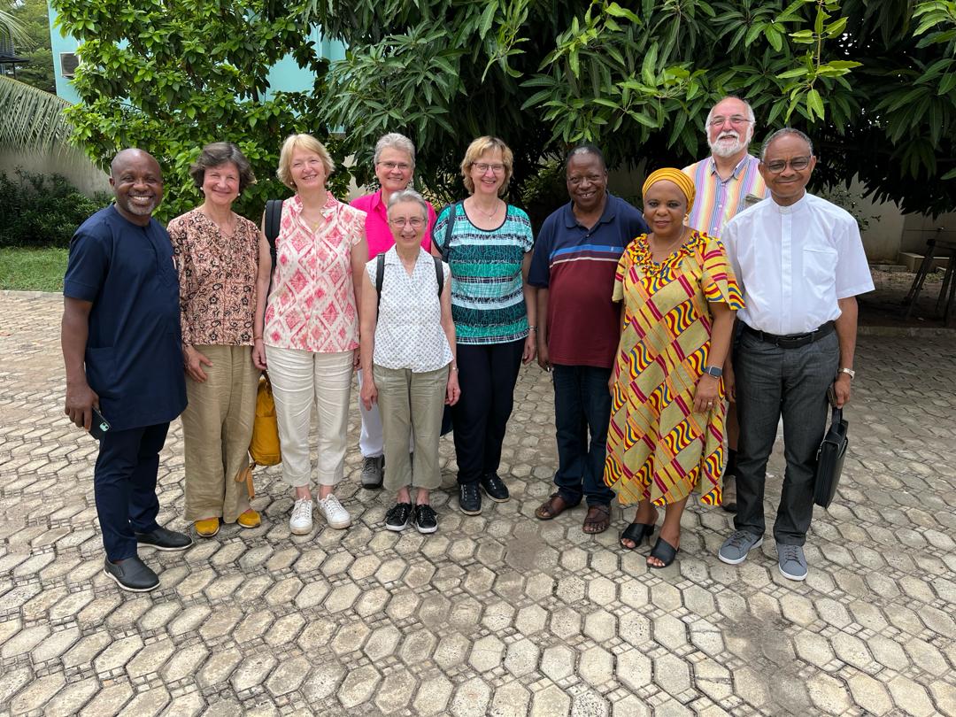 A team of Germans led by Rev Dr. Orjiukwu visited the President of the Institute, Prof. C. C. Asiabaka to explore possible areas of Collaboration