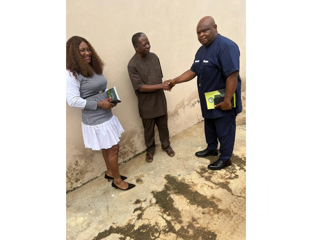 Officials of Imo State Signage and Advertising Agency visited Epitome Institute on Tuesday June 11, 2024